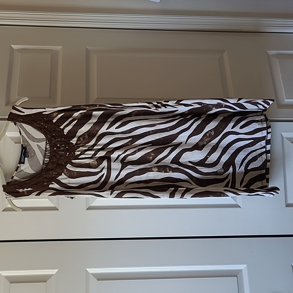 Jones New York Animal Print Dress (L)